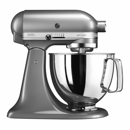 KitchenAid Artisan 4.8L Stand Mixer Contour Silver Gloss 5KSM175PSECU
