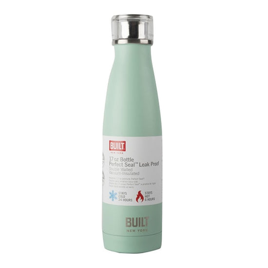 Built Double Walled Stainless Steel Water Bottle, 480ml Mint CT5193232