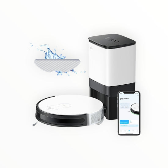 TP-Link Tapo RV10 Plus - Self Emptying Smart Robot Vacuum Cleaner & Mop