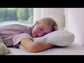 Tempur Ombracio Ergonomic Hugging & Tummy Sleeping Pillow