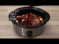 Mellerware Slow Cooker Stainless Steel Brushed 6.5L 320W Tempo 27560A