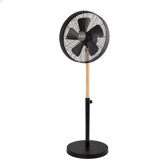 Russell Hobbs 40cm Metal & Wood Pedestal Fan RHMWPF4-25