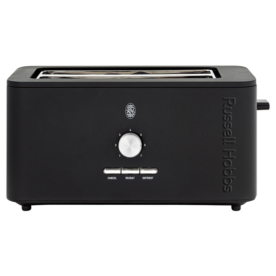Russell Hobbs Nexus 4 Slice Toaster Black RHPT4