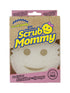 Scrub Mommy Dye Free white dual-sided scrubbing sponge