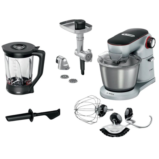 Bosch Series 8 Kitchen Machine OptiMUM 1600 W Silver, Black MUM9B34S27