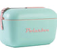 PolarBox Retro Cooler Box 20 Litre Cyan 1-9250
