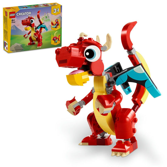 LEGO® Creator 3in1 Red Dragon 31145 Building Toy Set - 149 Pieces
