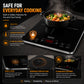 Feelive 2000W Portable Induction Cooktop Touch Control Black 20CB16T