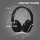 Volkano Bluetooth Headphones Phonic Series