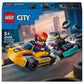 LEGO® City Go-Karts and Race Drivers 60400 Building Toy Cars - 99 Pieces