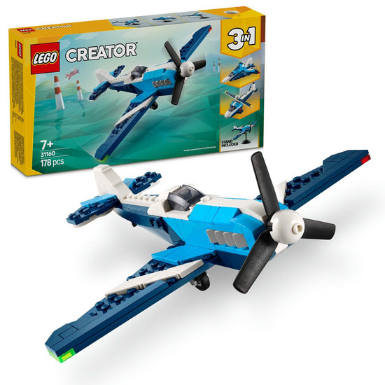 LEGO® Creator 3in1 Aircraft: Race Plane Toy Vehicle Playset 31160