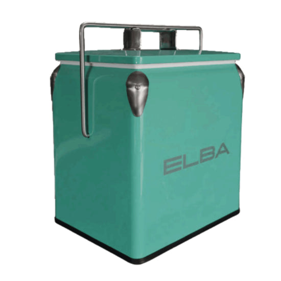 Elba Metal Cooler Box 13 Litre Mint 05/MCB-M