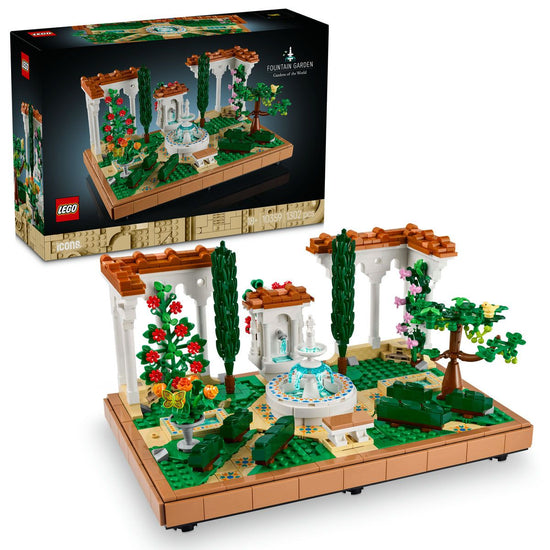 Lego Icons Fountain Garden Home and Office Decor, Building Set for Adults 10359