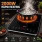 Feelive 2000W Portable Induction Cooktop Touch Control Black 20CB16T