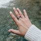 Volkano Ring Series Smart Ring with Charging Case Black VK-5098