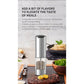 Feelive Rechargeable Pepper and Salt Grinder set 2 Pack with Stand FSSPG