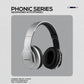 Volkano Phonic Series Bluetooth Headphones - Silver