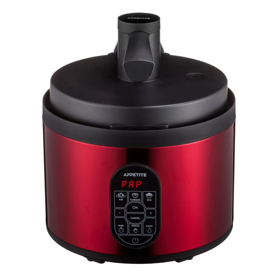 APPETITE Automatic Pap Maker Deluxe Multi Cooker Merlot Red