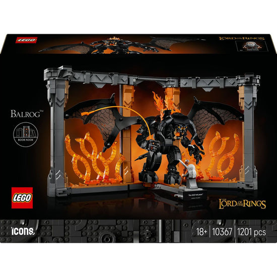 Lego Icons June Novelty The Lord Of The Rings: Balrog™ Book Nook 10367
