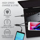 Volkano Weave Series 1M 3-in-1 Charge Cable Black