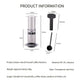 Portable Hand Press Coffee Maker-Transparent Outdoor Coffee Press KFJ