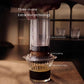 Portable Hand Press Coffee Maker-Transparent Outdoor Coffee Press KFJ