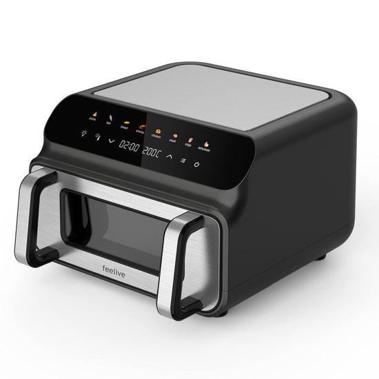 Feelive 10L Air Fryer with large visiable window and digital touch control FAP10DMD