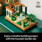 Lego Icons Fountain Garden Home and Office Decor, Building Set for Adults 10359