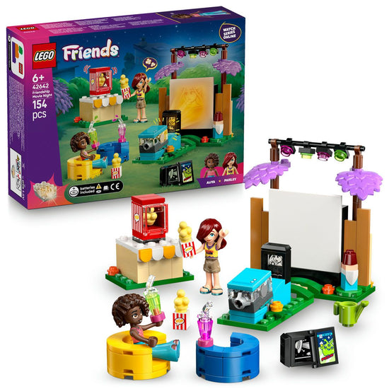 LEGO® Friends Friendship Movie Night Pretend-Play Toy Building Kit 42642