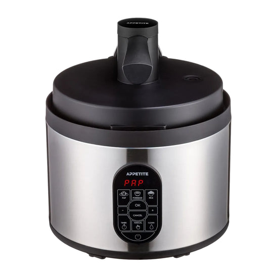 APPETITE Automatic Pap Maker Deluxe Multi Cooker Mercury Silver