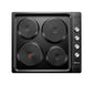 Hisense-600mm 4 Plate Hob-Black H60STEB