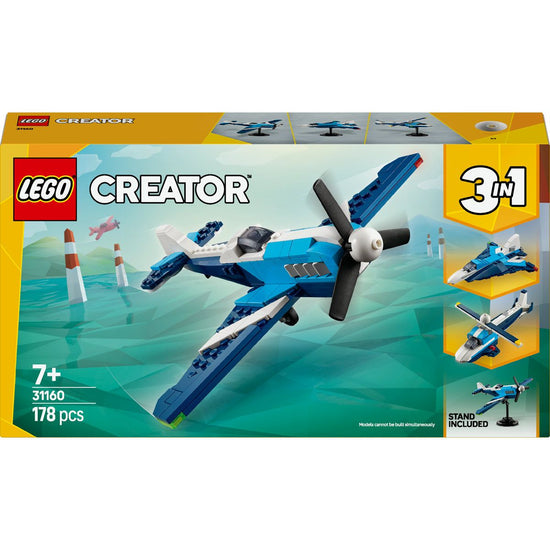 LEGO® Creator 3in1 Aircraft: Race Plane Toy Vehicle Playset 31160
