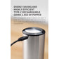 Feelive Rechargeable Pepper and Salt Grinder set 2 Pack with Stand FSSPG