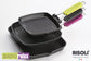 Risoli Saporelax Non-stick Grill Pan With Grey Folding Handle 26cm 0090AX26T00