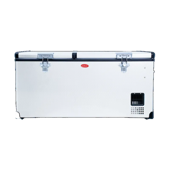 SnoMaster 92.5lt Low Profile Dual Compartment Stainless Steel Fridge/Freezer - SMDZ-LP96D