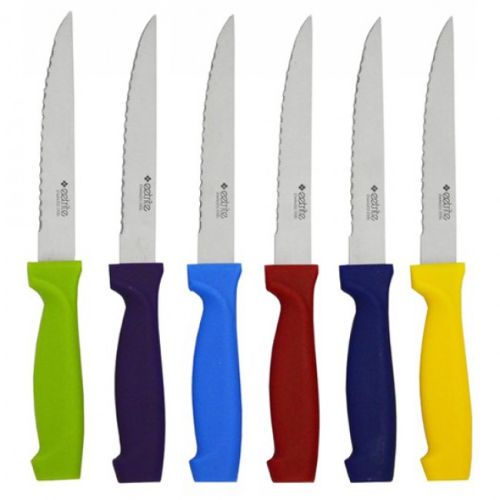 Eetrite Multicoloured Utility Knife Set, 6pc ER1237