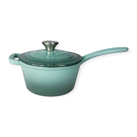 Cast Iron Saucepan 19cm Sea Salt CH1344