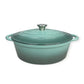 Cast Iron Oval Pot 30cm Sea Salt CH1355