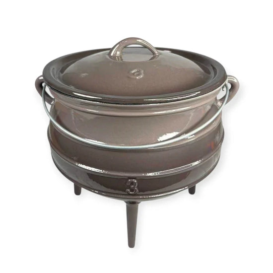 Cast Iron 3 Leg Potjie Pot Grey CH1359