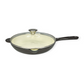 Cast Iron Frying Pan with Glass Lid 27cm Grey CH1289