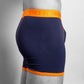 Swole Panda Bamboo Man Boxers Navy / Orange Band