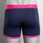 Swole Panda Bamboo Man Boxers Navy / Pink Band