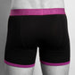 Swole Panda Bamboo Man Boxers Black | Purple Band