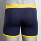 Swole Panda Bamboo Man Boxers Navy / Yellow Band