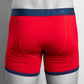 Swole Panda Bamboo Man Boxers Red / Blue Band