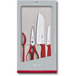 Victorinox Swiss Classic Kitchen Set, 4pc Red V6.7131.4G
