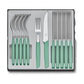 Victorinox Swiss Modern Pointed Steak Knife & Fork Set, 12pc - Mint V6.9096.12W4112