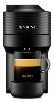 Nespresso Vertuo Pop Coffee Machine With Aeroccino Milk Frother Bundle - Liquorice Black - 90009320