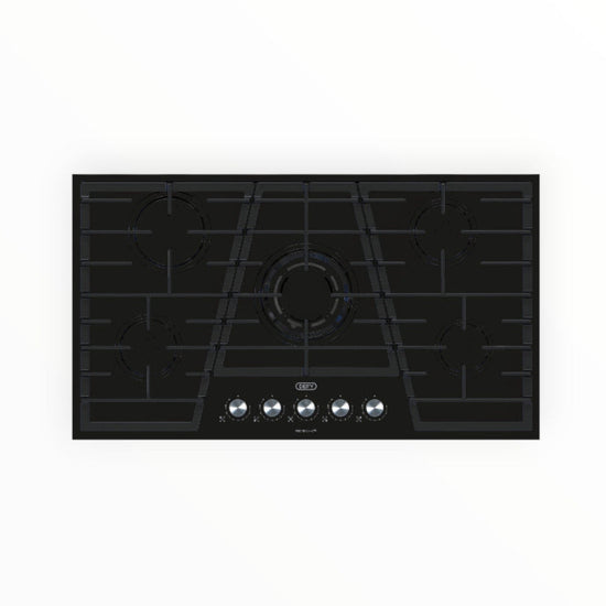 Defy 90cm 5Burner Gas On Glass Hob - DHG931