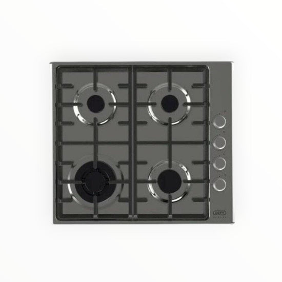 Defy Slimline Gas Hob Side Control (Stainless Steel) - DHG602